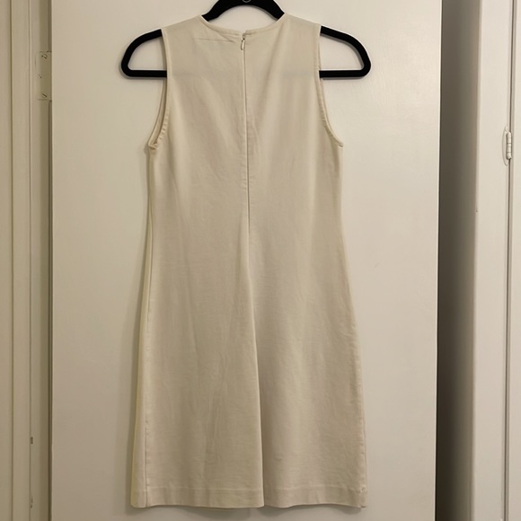 ♻️DONATED DEC. 2023♻️ 
C Wonder white cotton shift dress - Picture 3 of 4